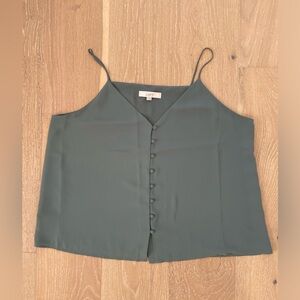 LOFT Covered Button Strappy Cami